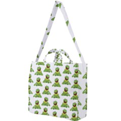 Kermit The Frog Square Shoulder Tote Bag by Valentinaart
