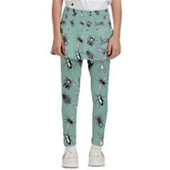 Insects Pattern Kids  Skirted Pants by Valentinaart