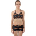 Bat pattern Back Web Gym Set View1