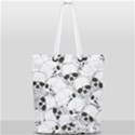 Skull pattern Full Print Rope Handle Tote (Small) View2
