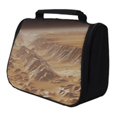 Mars Crater Planet Canyon Cliff Nasa Astronomy Full Print Travel Pouch (small) by danenraven