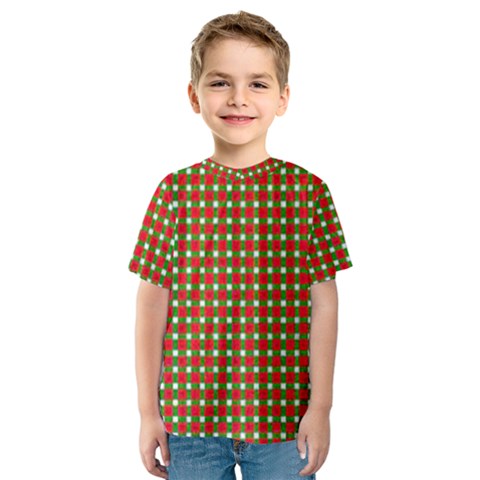 Lumberjack Plaid, Buffalo Plaid, Kids  Sport Mesh Tee by artworkshop