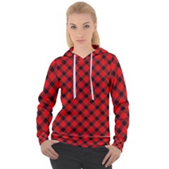 Lumberjack Plaid Women s Overhead Hoodie by artworkshop