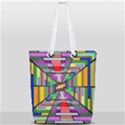 Art Background Abstract Full Print Rope Handle Tote (Small) View2
