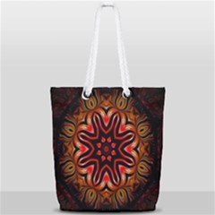 Wallpapers Texture Model Full Print Rope Handle Tote (small) by artworkshop