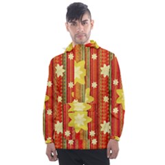 Wallpaper Decor Backdrop Design Art Scrapbooking Men s Front Pocket Pullover Windbreaker by Ravend