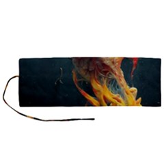 Flame Deep Sea Underwater Creature Wild Roll Up Canvas Pencil Holder (m) by Pakemis