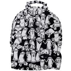 Graffiti Spray Can Characters Seamless Pattern Mini Full Print Backpack by Pakemis
