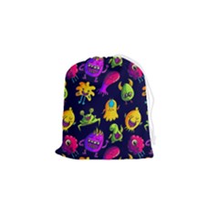 Space Patterns Drawstring Pouch (small) by Pakemis