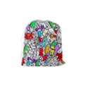 Graffit Characters Seamless Pattern Art Drawstring Pouch (Medium) View2