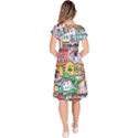 Menton Old Town France Classic Short Sleeve Dress View4