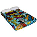 Comic Elements Colorful Seamless Pattern Fitted Sheet (California King Size) View2