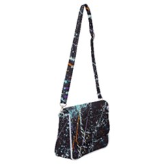 Abstract Colorful Texture Shoulder Bag With Back Zipper by Pakemis