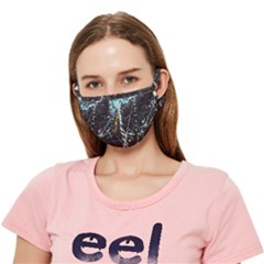 Abstract Colorful Texture Crease Cloth Face Mask (adult) by Pakemis