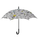 Set Cute Colorful Doodle Hand Drawing Hook Handle Umbrellas (Small) View3
