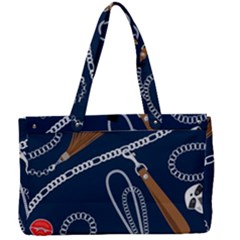 Chains-seamless-pattern Canvas Work Bag by Pakemis