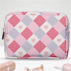 Cute-kawaii-patches-seamless-pattern Make Up Pouch (medium) by Pakemis