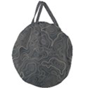 Damask-seamless-pattern Giant Round Zipper Tote View2
