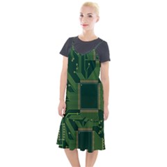 Technology Board Trace Digital Camis Fishtail Dress by artworkshop
