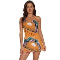 Seamless Pattern With Taco 2-in-1 Flare Activity Dress by Pakemis