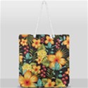 Fabulous colorful floral seamless Full Print Rope Handle Tote (Large) View2