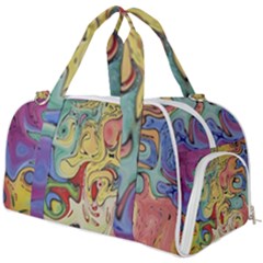 Abstract Art Burner Gym Duffel Bag by gasi