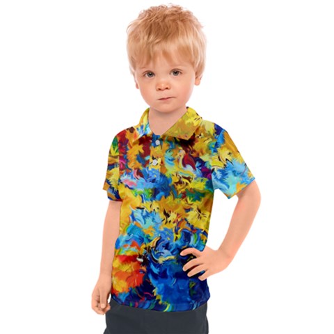 Abstract Art Kids  Polo Tee by gasi