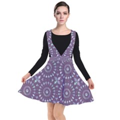 Kaleidoscope Plum Plunge Pinafore Dress by Mazipoodles