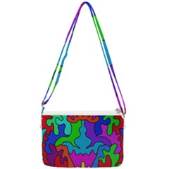 Colorful Design Double Gusset Crossbody Bag by gasi
