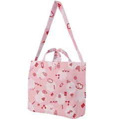 Background Graphic Beautiful Wallpaper Art Square Shoulder Tote Bag by Uceng