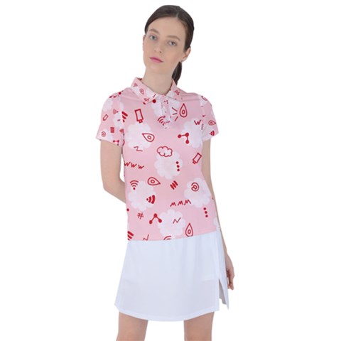 Background Graphic Beautiful Wallpaper Art Women s Polo Tee by Uceng