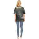 Waterfall River Fantasy Dream Planet Matte Oversized Basic Tee View4