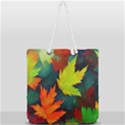 Leaves Foliage Autumn Nature Forest Fall Full Print Rope Handle Tote (Large) View2