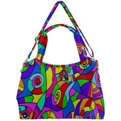 Colorful Stylish Design Double Compartment Shoulder Bag by gasi