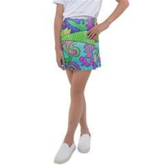 Colorful Stylish Design Kids  Tennis Skirt by gasi