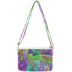 Colorful Stylish Design Double Gusset Crossbody Bag by gasi