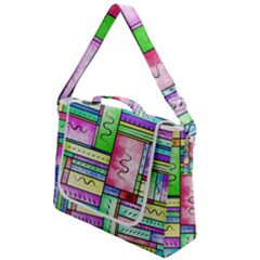 Colorful Pattern Box Up Messenger Bag by gasi