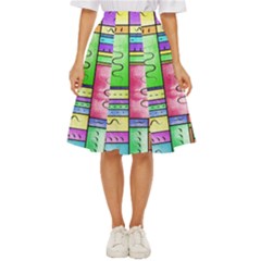 Colorful Pattern Classic Short Skirt by gasi