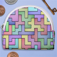 Colorful Stylish Design Horseshoe Style Canvas Pouch by gasi