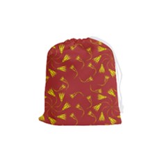 Background Pattern Texture Design Drawstring Pouch (medium) by Ravend