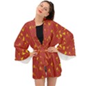 Background Pattern Texture Design Long Sleeve Kimono View1
