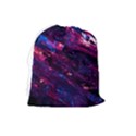 Space Futuristic Shiny Abstraction Drawstring Pouch (Large) View2