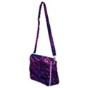 Space Futuristic Shiny Abstraction Shoulder Bag with Back Zipper View2