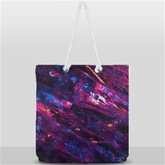 Space Futuristic Shiny Abstraction Full Print Rope Handle Tote (large) by Pakemis