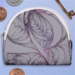 Abstract Background Watercolor Horseshoe Style Canvas Pouch by Ravend