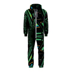 Art Pattern Abstract Design Hooded Jumpsuit (kids) by Ravend