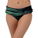 Art Pattern Abstract Design Frill Bikini Bottom View1