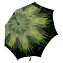 Aurora Borealis In Sky Over Forest Hook Handle Umbrellas (Large) View2