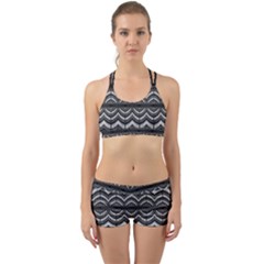 Abstract Geometric Collage Pattern Back Web Gym Set by dflcprintsclothing