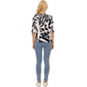 Abstract Painting Lightweight Drawstring Hooded Top View4